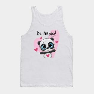 Cute Cartoon Panda Tank Top